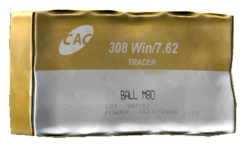 Boxed .308 WIN Tracer Rounds